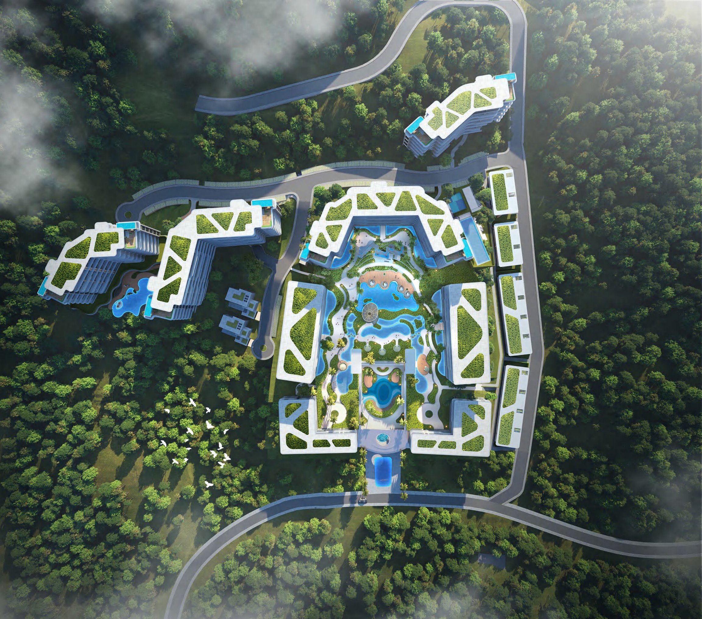 Site masterplan of Ayana Heights