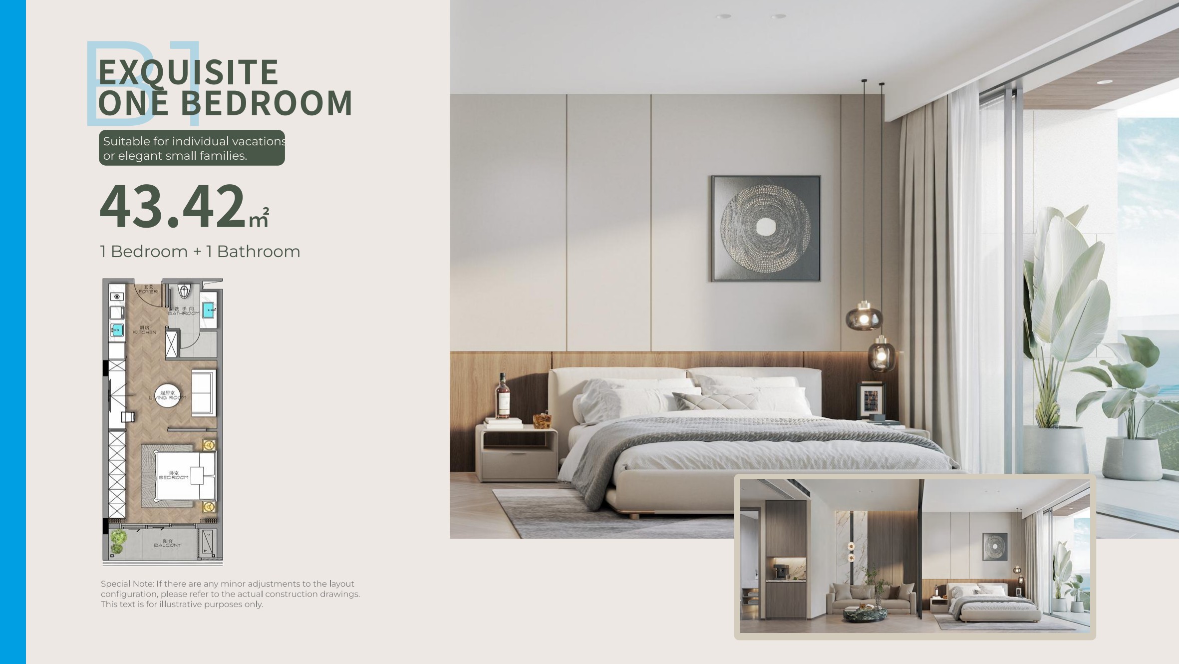 Exquisite Studio floor plan